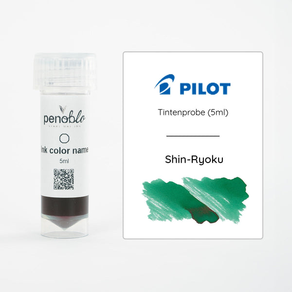 Pilot, Tintenprobe, Iroshizuku, Forest Green, Shin-Ryoku, 5ml