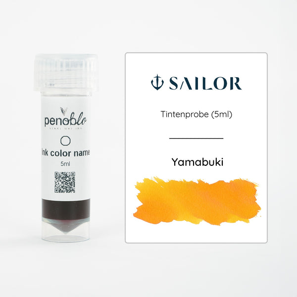 Sailor, Tintenprobe, Manyo Yamabuki, 5ml