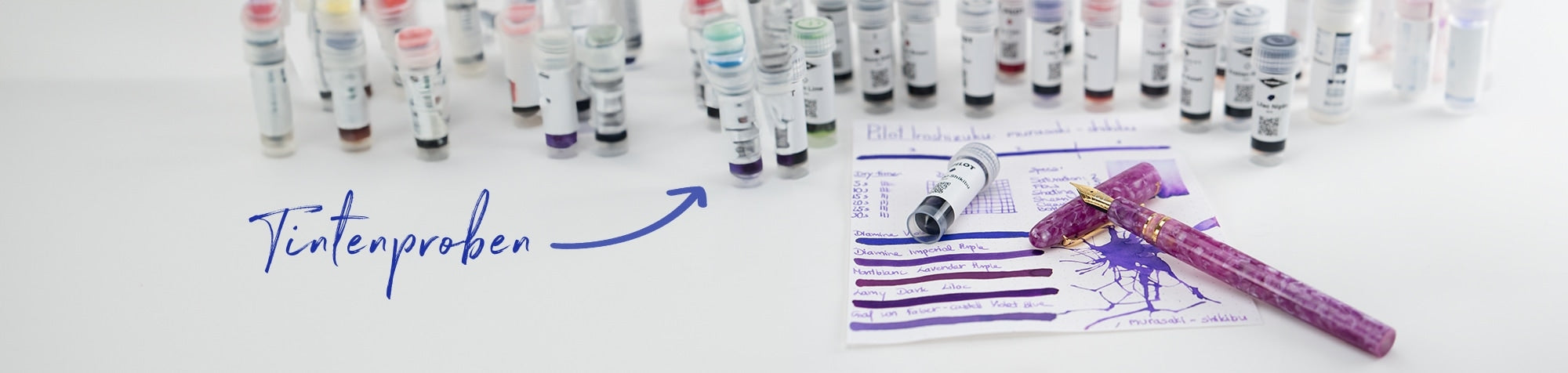 Ink samples
