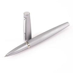 Diplomat Tintenroller Viper Guilloche, silber