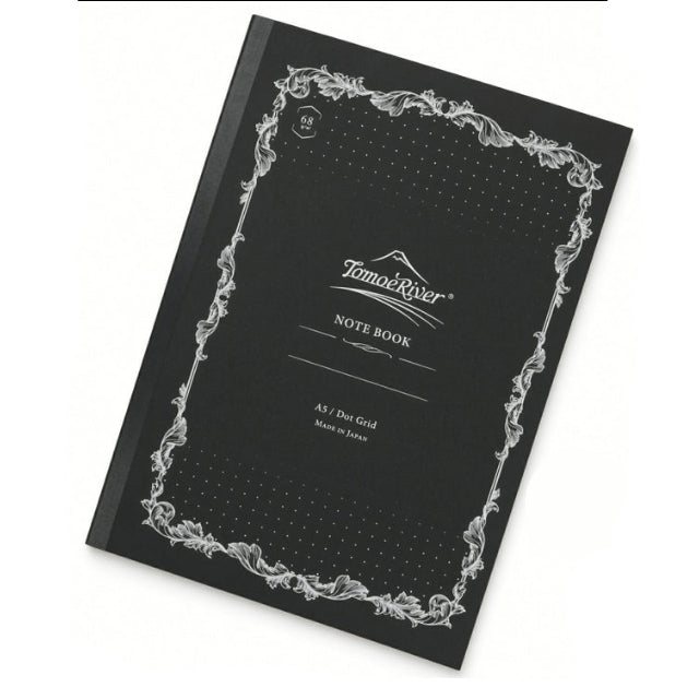 Tomoe River, Notebook Fountain Pen Paper, A6 dotted cream, black