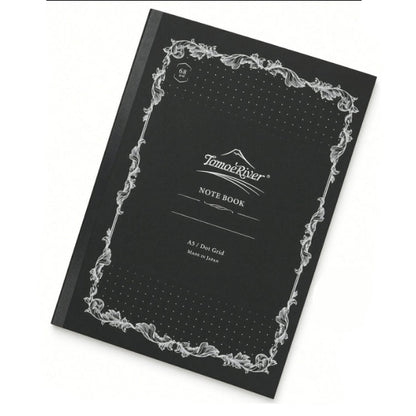 Tomoe River, Notebook Fountain Pen Paper, A6 dotted cream, black
