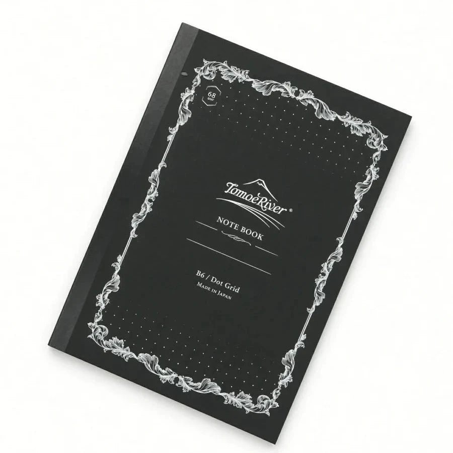 Tomoe River, carnet de papier pour stylo-plume, A6 pointillé crème, noir