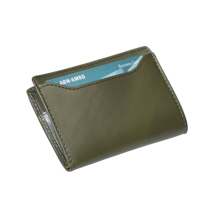 Tony Perotti, Credit Card Holder Furbo Grinta, slim, bill compartment, Cognac-Green