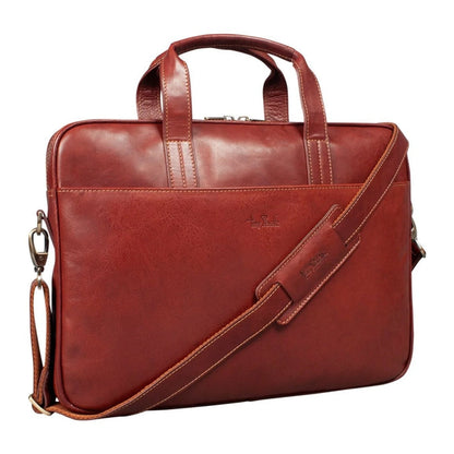 Tony Perotti, Laptop Bag, 1 Compartment, Dark Brown