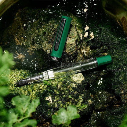 TWSBI ECO Fountain Pen Black, Irish Green with Onyx