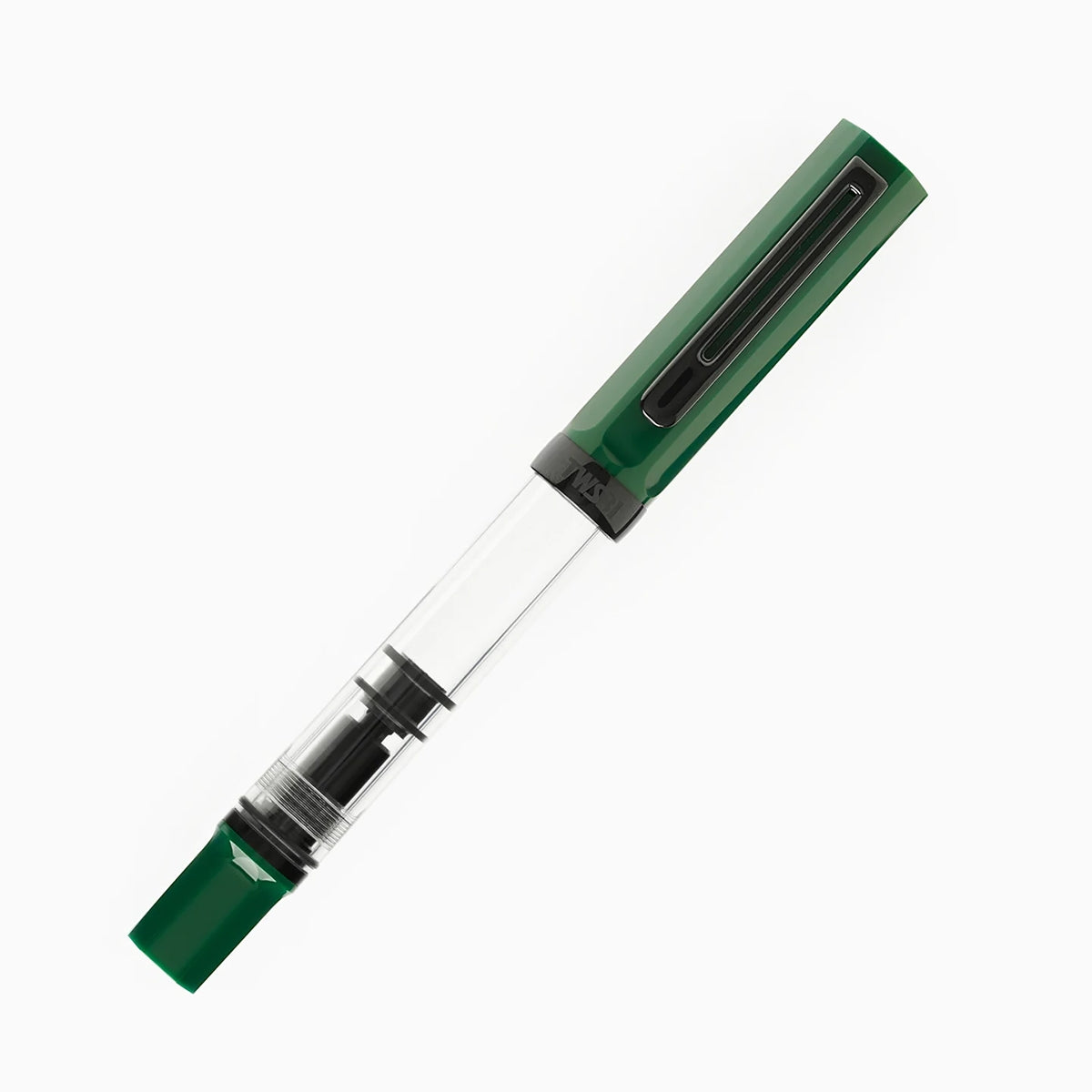 TWSBI ECO Fountain Pen Black, Irish Green with Onyx