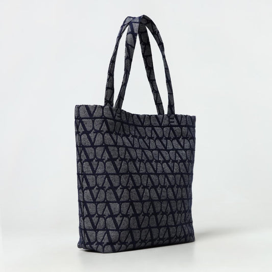 Valentino Garavani, Tasche, Jeansblau