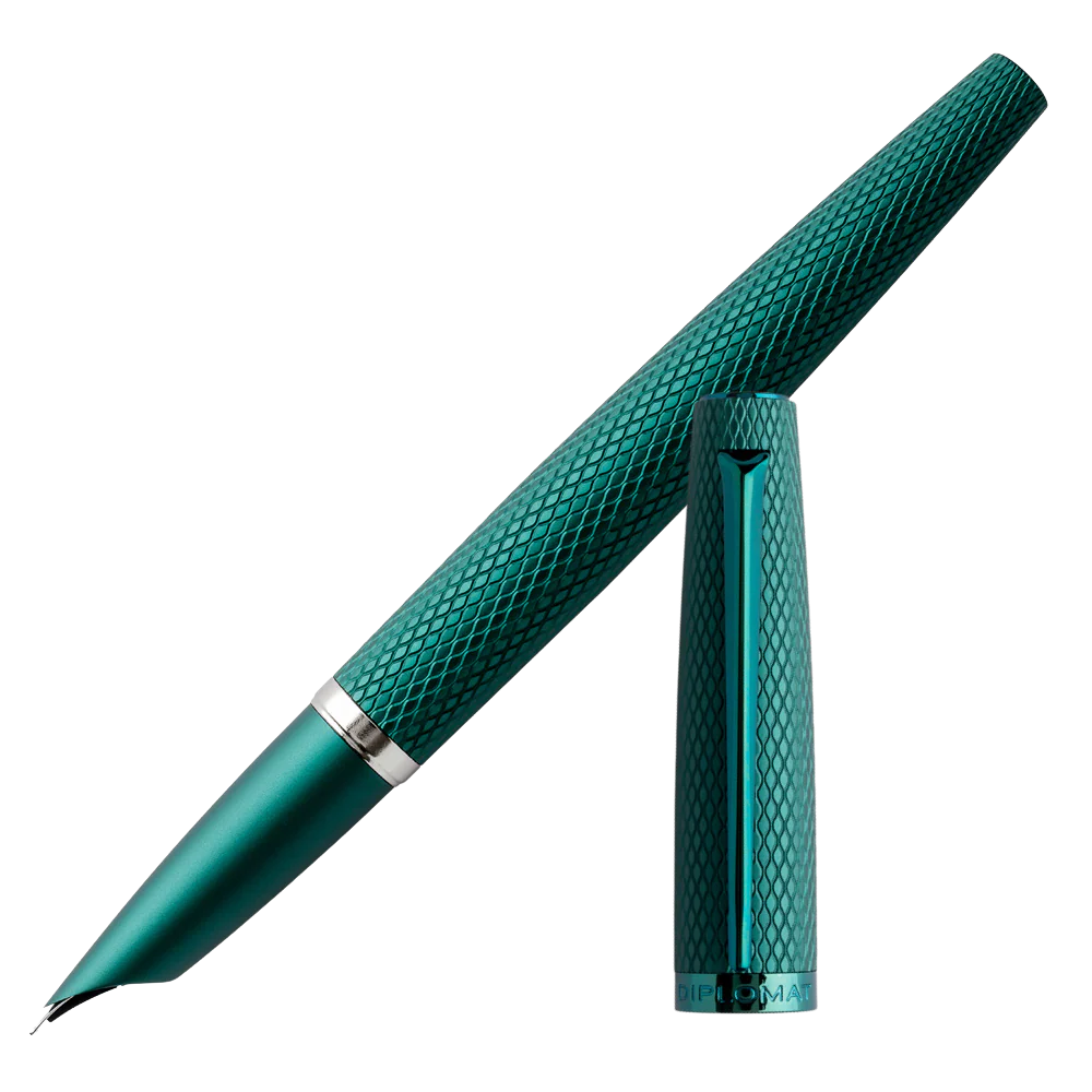Diplomat Füller Viper Guilloche, grün