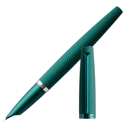 Diplomat Füller Viper Guilloche, grün