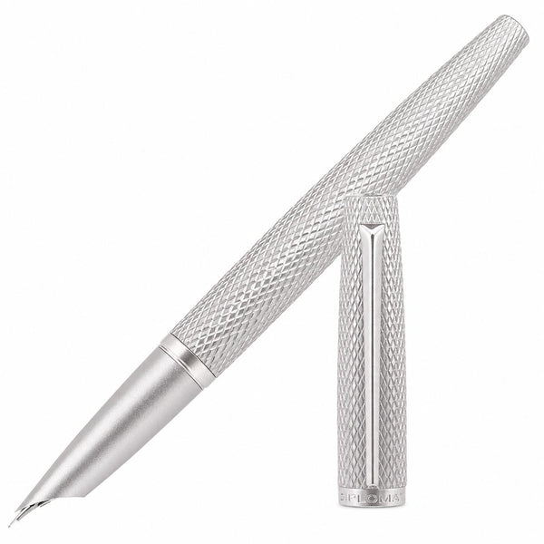 Diplomat Füller Viper Guilloche, silber