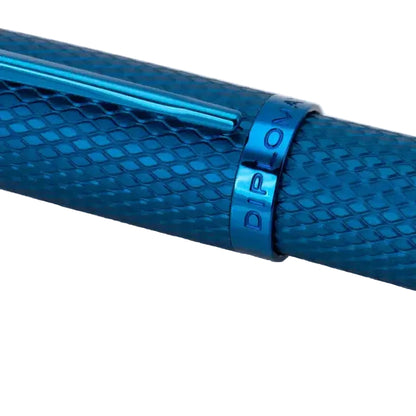 Diplomat Kugelschreiber Viper Guilloche Blau