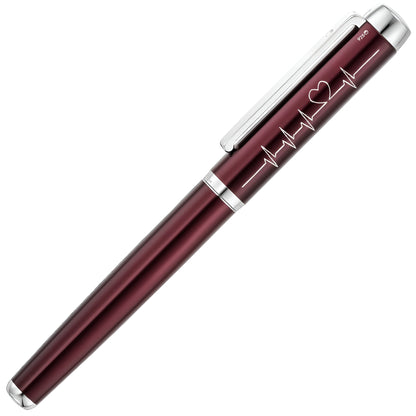 Waldmann Fountain Pen Heartbeat 150 Ltd. Ed. Hand-engraved, red