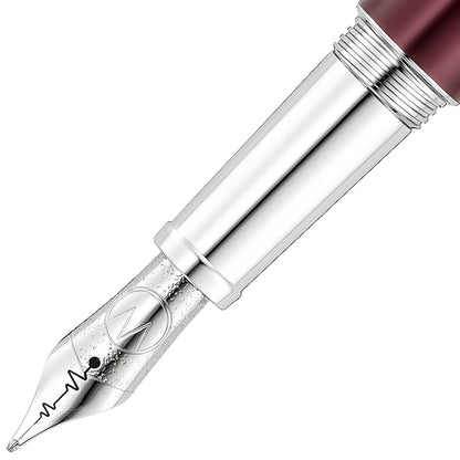 Waldmann Fountain Pen Heartbeat 150 Ltd. Ed. Hand-engraved, red