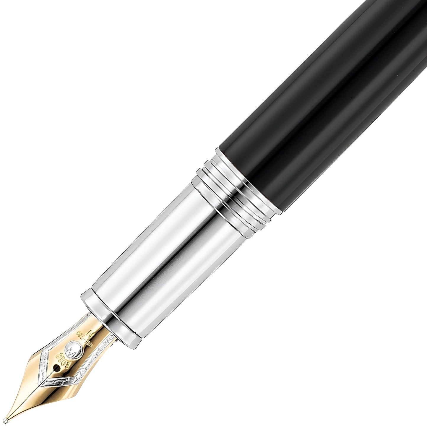 Waldmann Fountain Pen Leopard 18K, Black