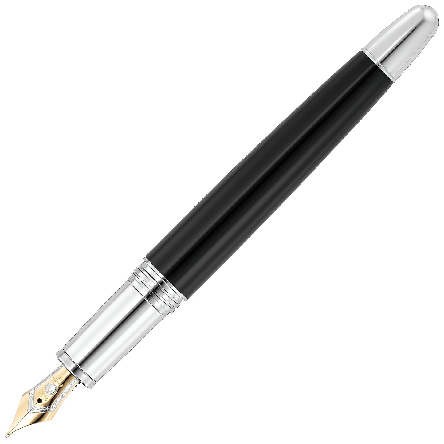 Waldmann Fountain Pen Leopard 18K, Black