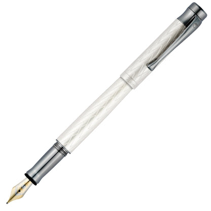 Waldmann Füller Aura Night, Ruthenium, 18Kt, Creme-Ruthenium, Ganzer Stift
