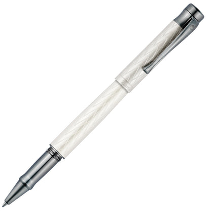 Waldmann Tintenroller Aura Night, Ruthenium, Creme-Ruthenium, Ganzer Stift