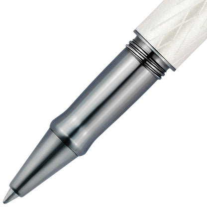 Waldmann Tintenroller Aura Night, Ruthenium, Creme-Ruthenium, Spitze