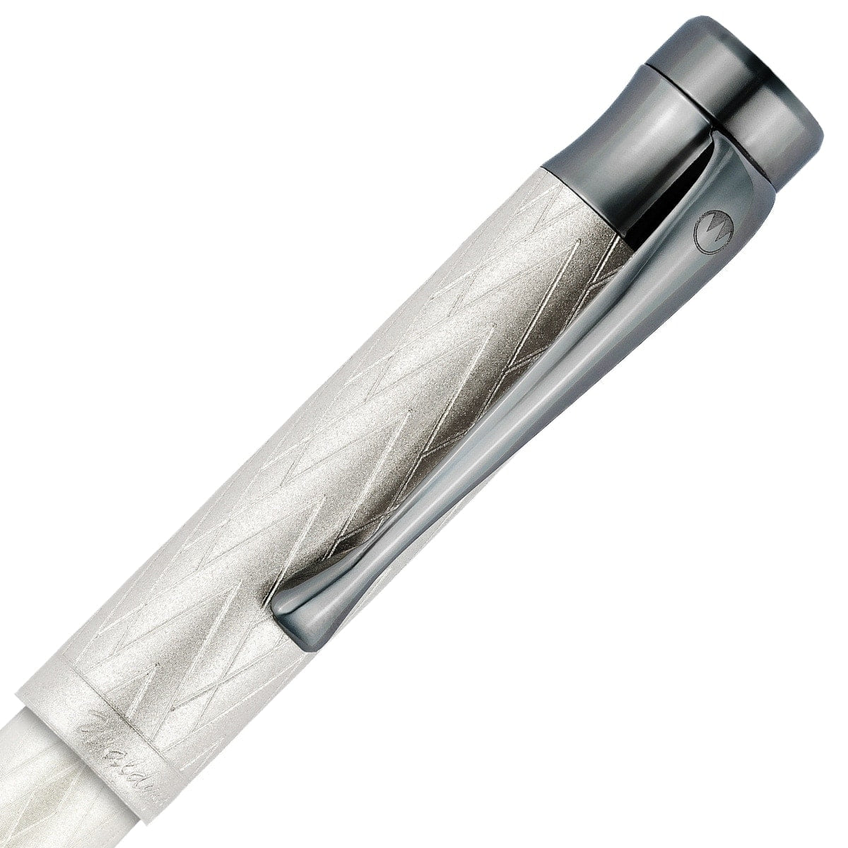 Waldmann Tintenroller Aura Night, Ruthenium, Creme-Ruthenium, Kappe