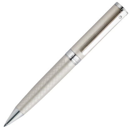 Waldmann Kugelschreiber Nova Silber, creme, Ganzer Stift