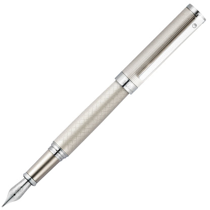 Waldmann Füller Nova Silber, creme, Ganzer Stift