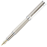 Waldmann Füller Nova Silber, 18Kt, creme, Ganzer Stift