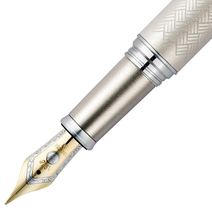 Waldmann Füller Nova Silber, 18Kt, creme, Spitze