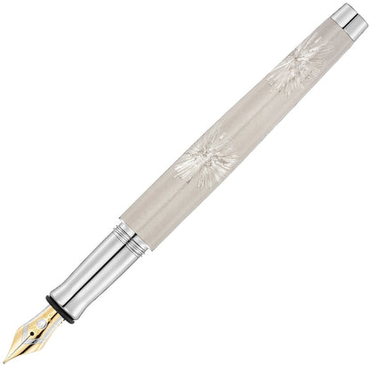 Waldmann, Fountain Pen, Starbust 18kt, Sterling Silver / Galaxy Grey