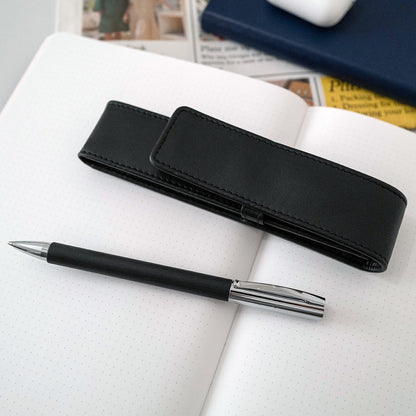 Leather case for 1 writing instrument