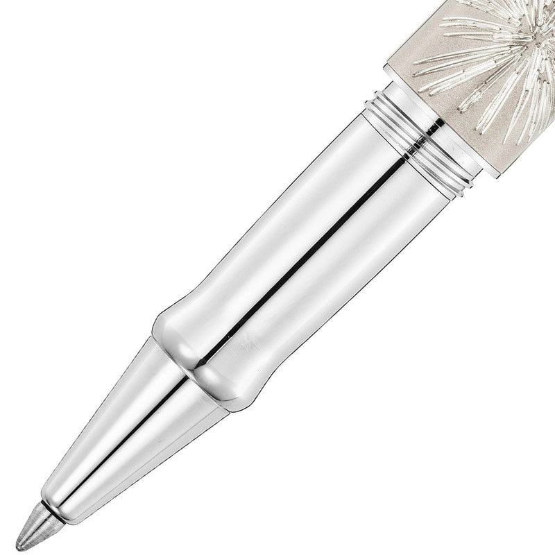 Waldmann, Tintenroller, Starburst, Sterling Silber / Galaxygrau