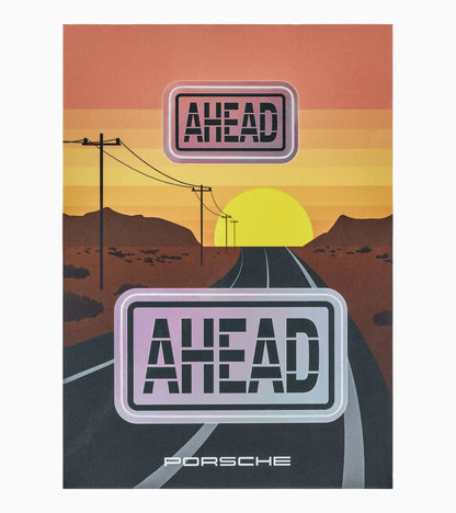 Porsche Design AHEAD Sticker-Set  #1