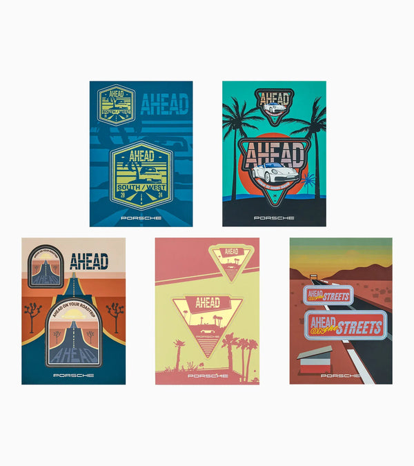 Porsche Design AHEAD Sticker-Set #2