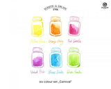 Octopus Write & Draw Ink Set Schreib- und Zeichentusche 6 Farben
