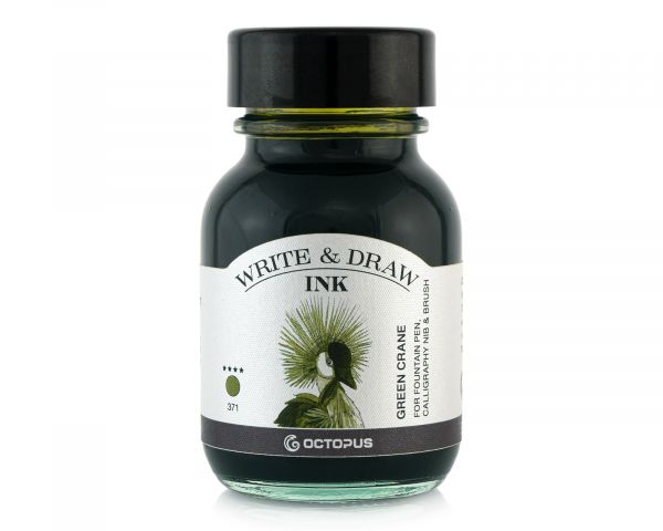 Octopus Write and Draw Ink Green Crane Drawing Ink 50 ml
