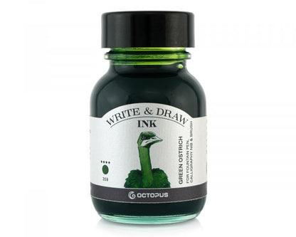 Octopus Pigmented Writing and Drawing Ink Octopus Write & Draw Green Ostrich 359 Green