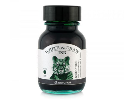Octopus Pigmented Writing and Drawing Ink Write & Draw Ink Green Tiger
