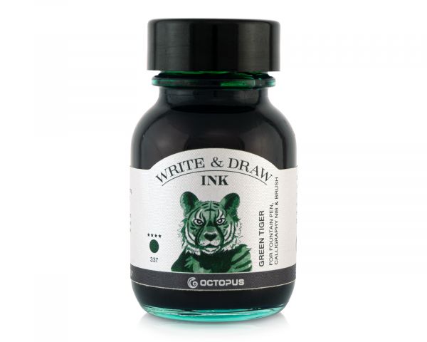 Octopus Pigmented Writing and Drawing Ink Write & Draw Ink Green Tiger