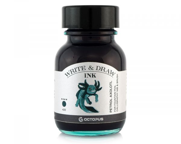 Octopus Schreib- und Zeichentusche Write & Draw Ink 420 Petrol Axolotl