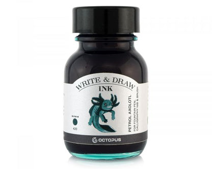 Octopus Schreib- und Zeichentusche Write & Draw Ink 420 Petrol Axolotl
