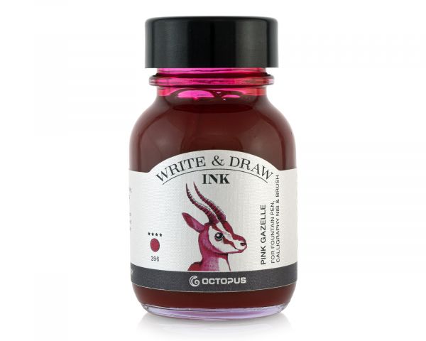 Octopus Fluids Calligraphy and Drawing Ink Write & Draw 396 Pink Gazelle