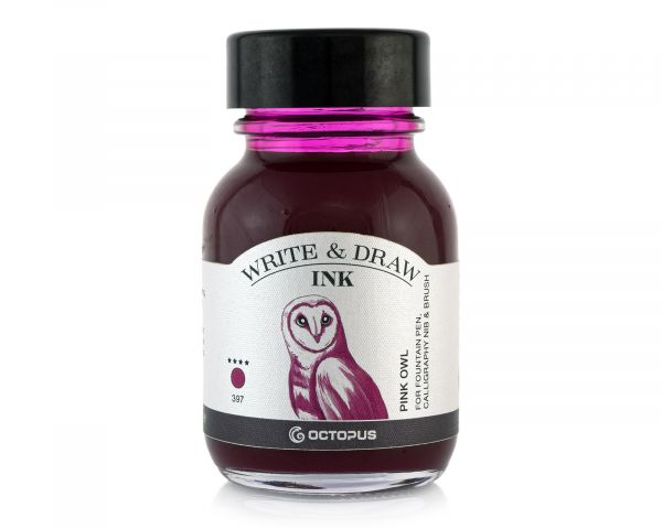 Octopus Drawing Ink Write & Draw Pink Owl