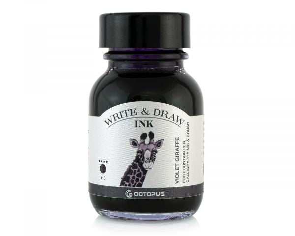 Octopus Fluids Calligraphy and Drawing Ink Octopus Write & Draw 410 Violet Giraffe