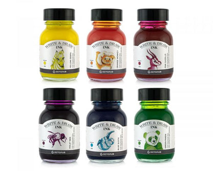 Octopus Write & Draw Ink Set Schreib- und Zeichentusche 6 Farben