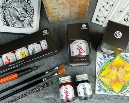 Octopus Schreib- und Zeichentusche Write & Draw Ink 458 Grey Frog Grau