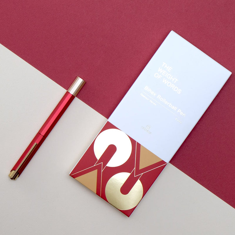 YSTUDIO Tintenroller, Glamour Evolve-Bihex, Marsala