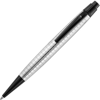 Waldmann, Kugelschreiber, Concorde, Schwarz, Quadrat-Design, PVD-1