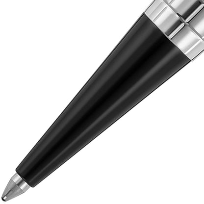 Waldmann, Kugelschreiber, Concorde, Schwarz, Quadrat-Design, PVD-2