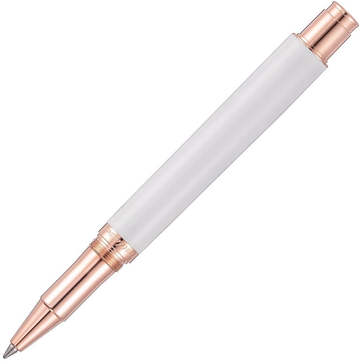 Waldmann, Tintenroller, Xetra Vienna Diamond Lady, Weiß, Rosegold, 41 Diamanten, 0,60 TW-SI1-5