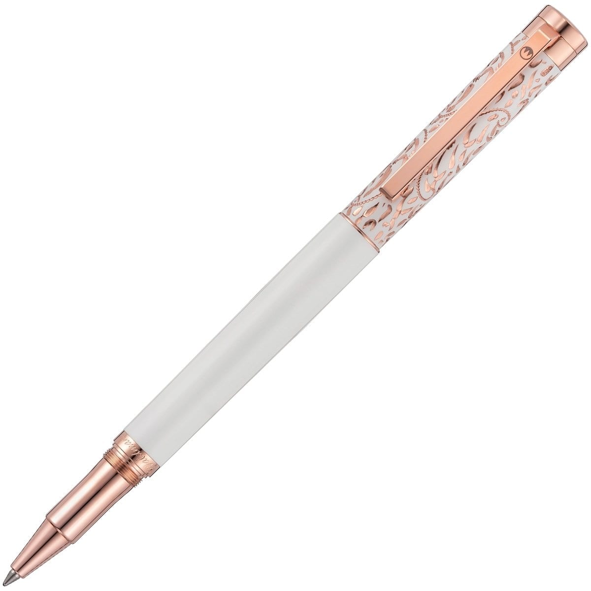 Waldmann, Tintenroller, Xetra Vienna Lady, Weiß, Rosegold-1